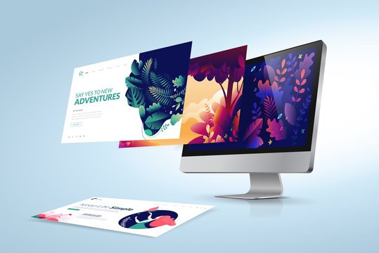 Web Design Illustration